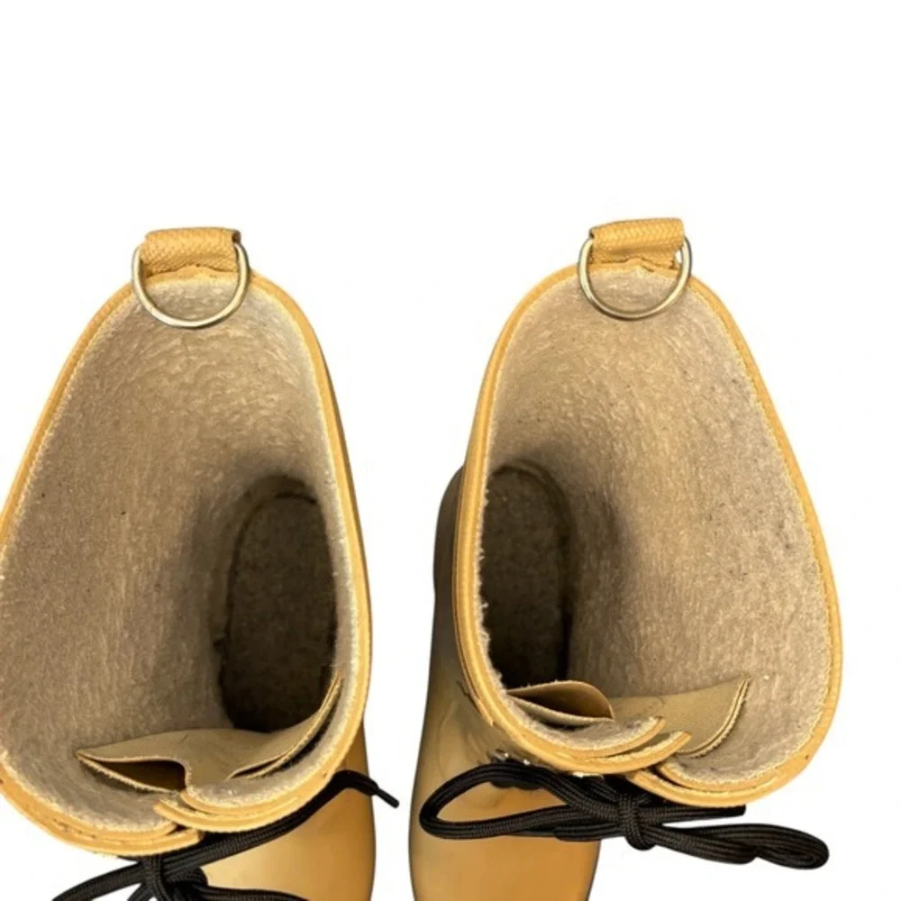 Ilse Jacobsen Hornbaek Women's Rubber Lace-Up Boots,‎ Chic Rain Boots 38/7.5
